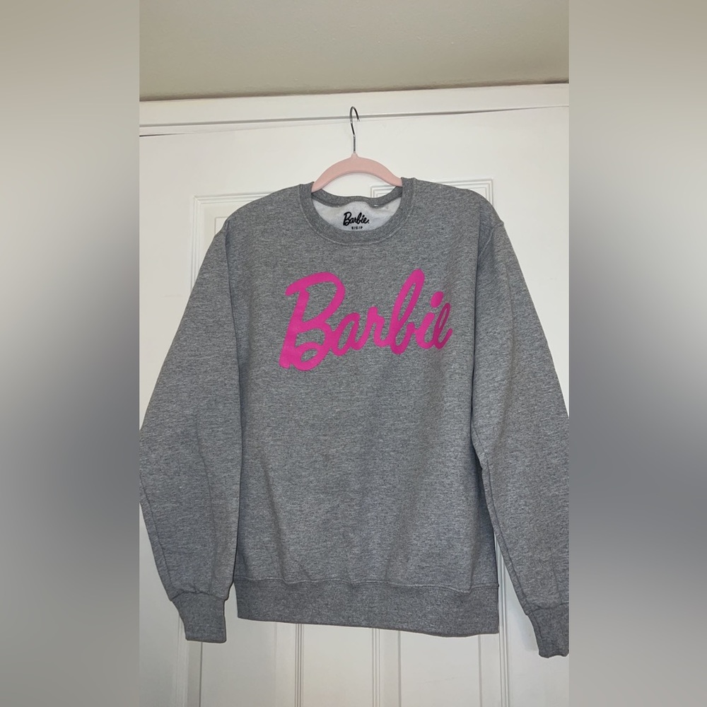 Barbie Grey Hoodie Size Small